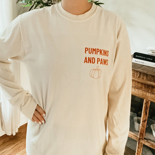 Pumpkins and Paws Long Sleeve