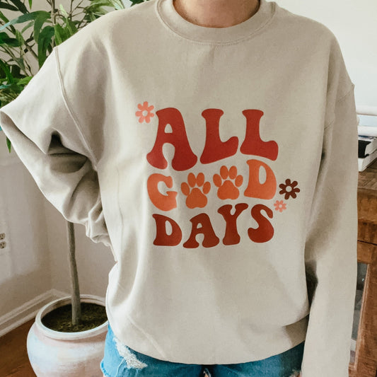 All Good Days Boho Crewneck